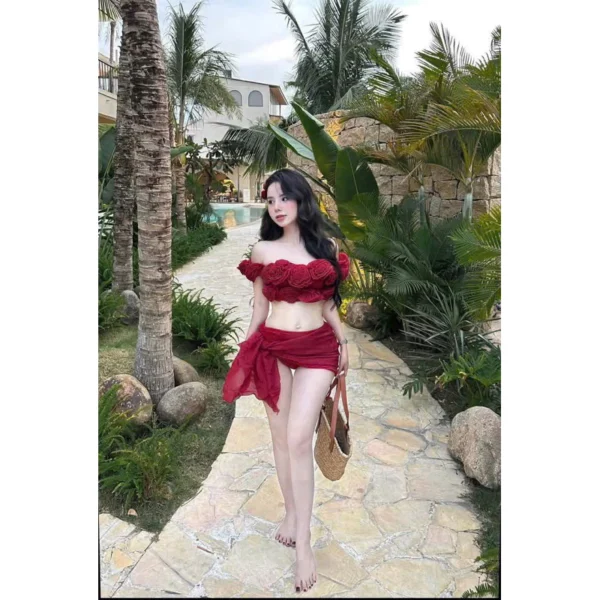 Set Bikinii áo bông